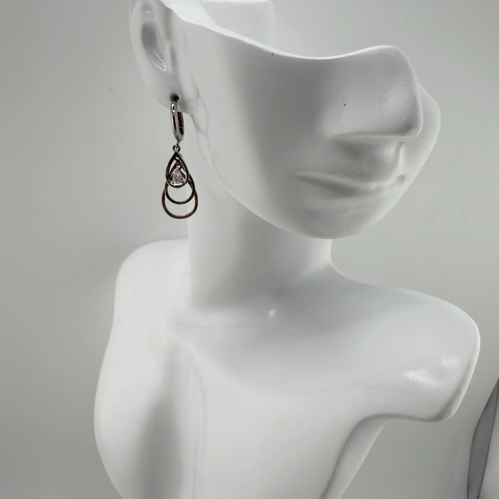Silver Drop Earrings